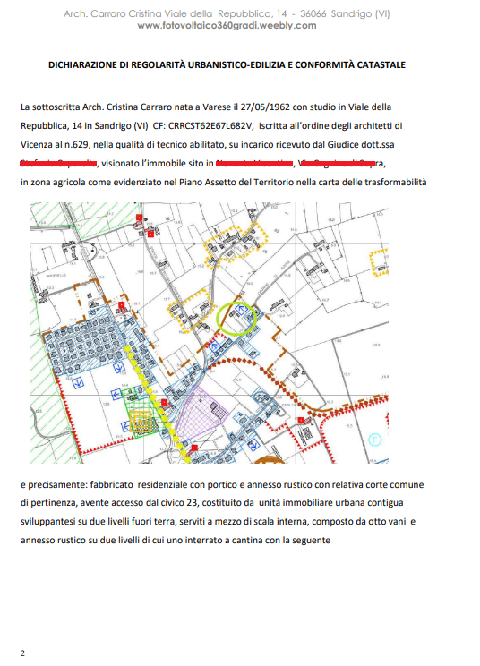 Progetto realizzato da CRISTINA CARRARO,  a Sandrigo